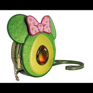 Danielle Nicole Danielle Nicole Minnie Mouse Avocado Cross Body Bag